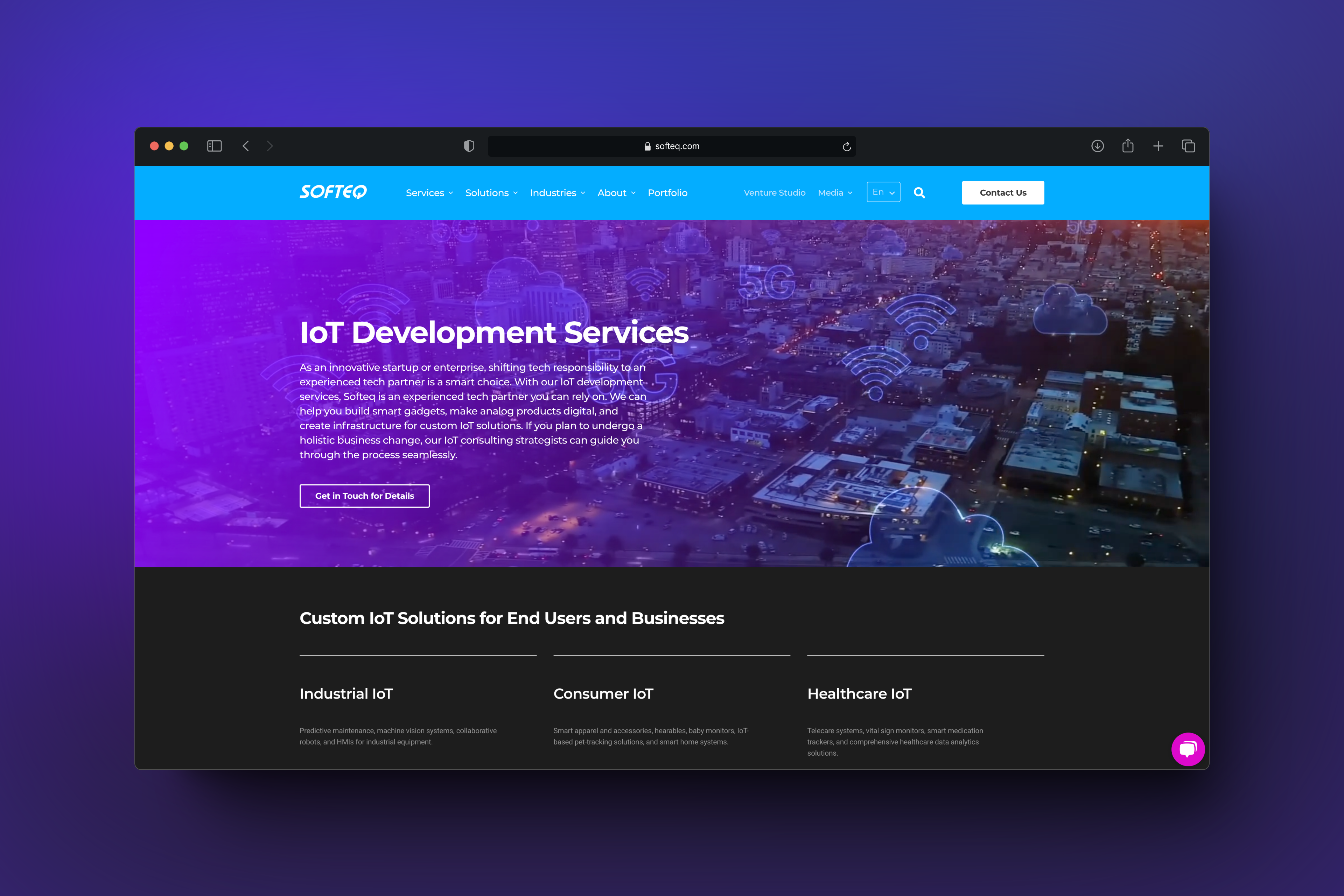 Softeq.com – Service hubspot template development